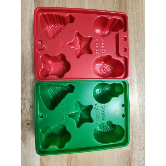 Happy Holidays‎ Jello Jigglers Molds Christmas - Picture 1 of 2